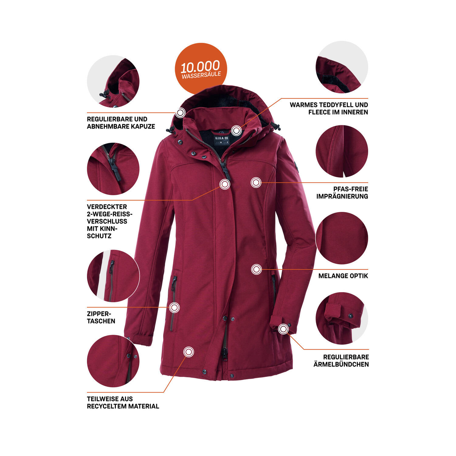 Damen Softshellparka GW 36 WMN SFTSHLL PRK 6/7