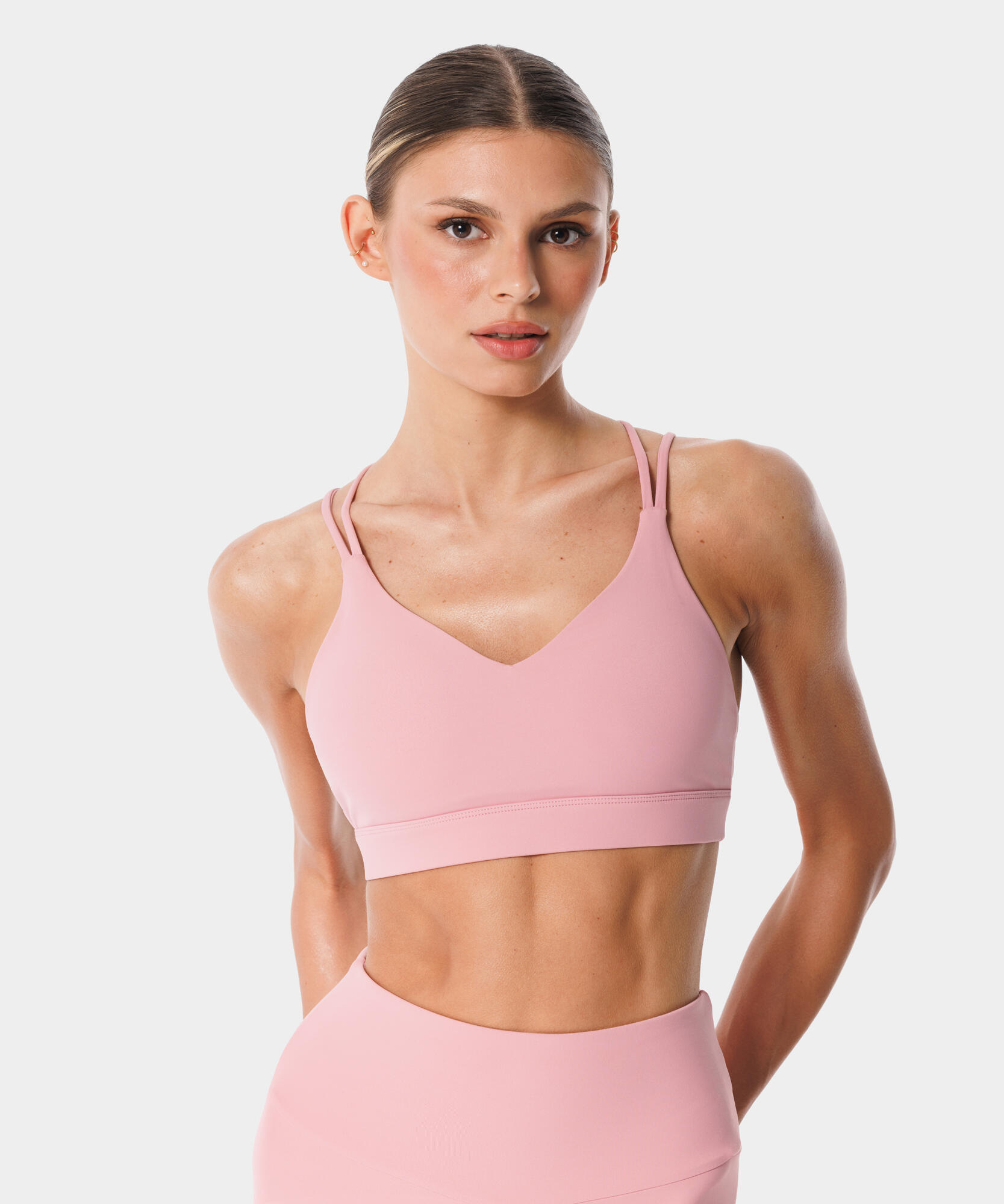 Stanik sportowy crossback dla kobiet Carpatree Balletcore 2/6
