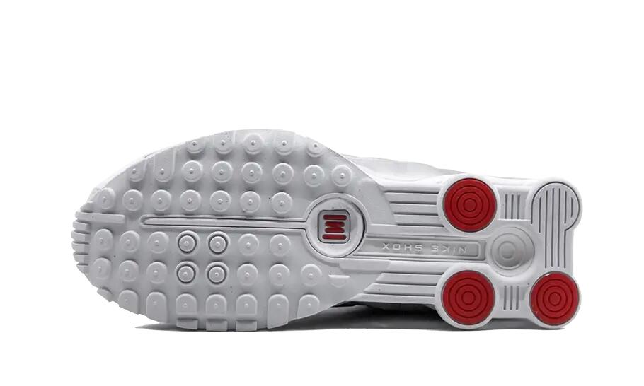 Shox R4 White Metallic Silver 3/3