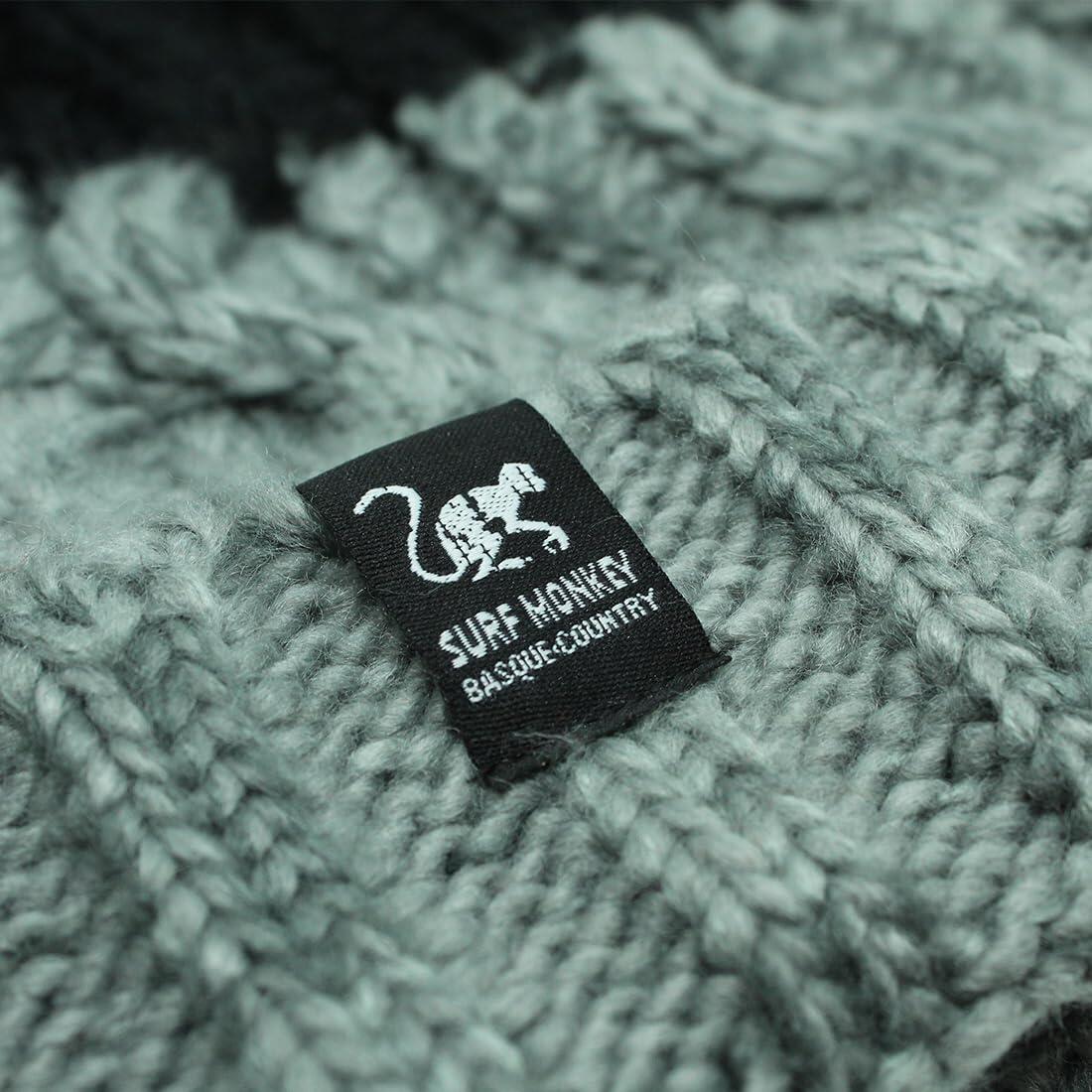 Gorro Pompón - Talla Única - Forro Interior - Unisex (Gris/Negro) 3/6