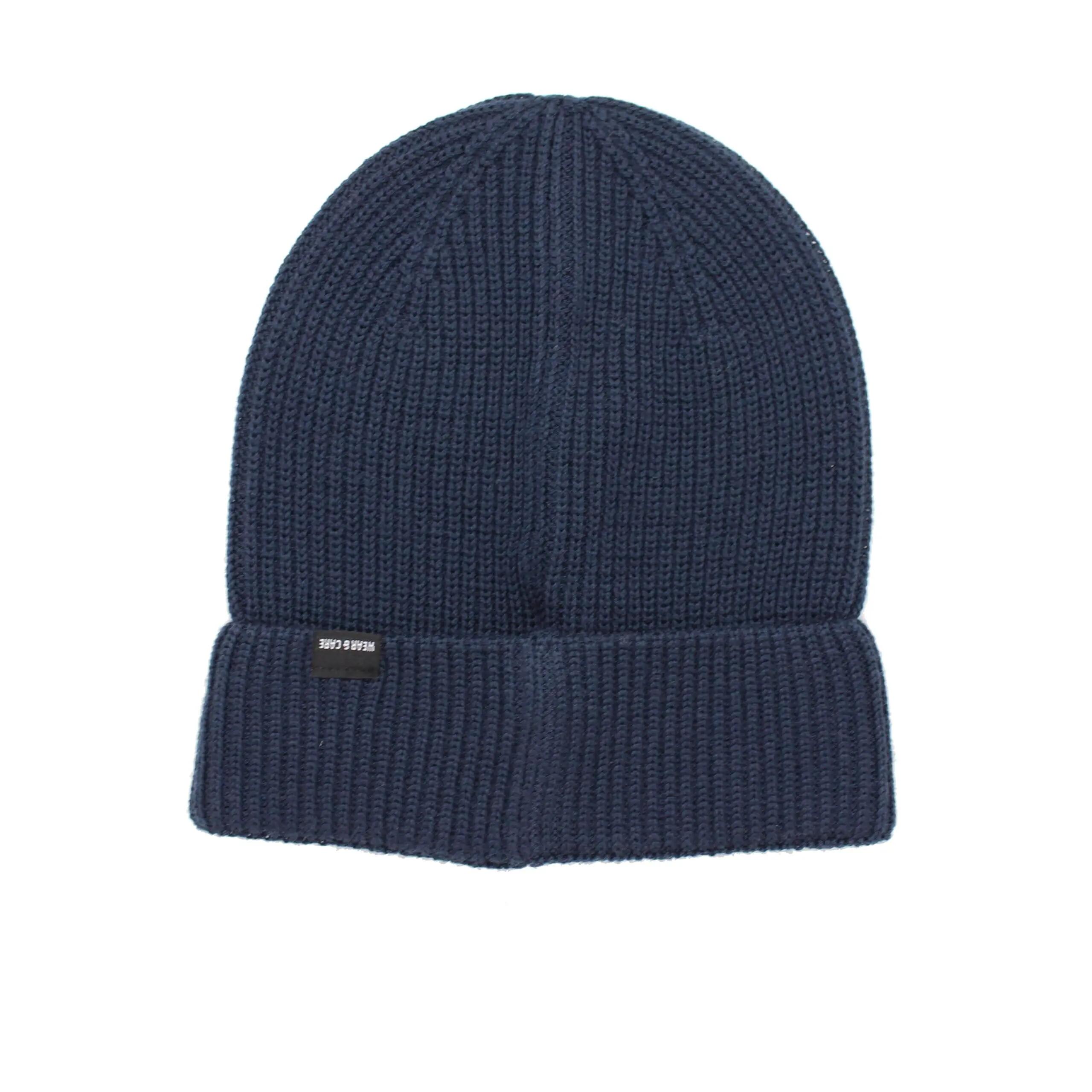 Berretto - Lana Merino / Taglia unica (Blu navy) 2/5