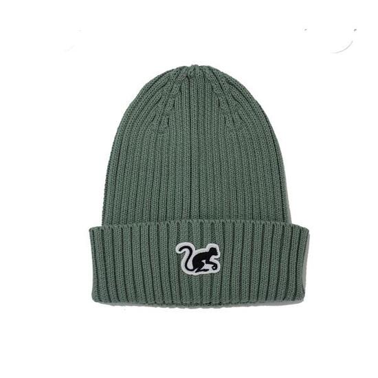 Bonnet d'hiver garçon/fille - 4/10 ans - Coton bio (Sauge)