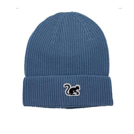 Beanie-Mütze – Merinowolle / Einheitsgröße (Blau)