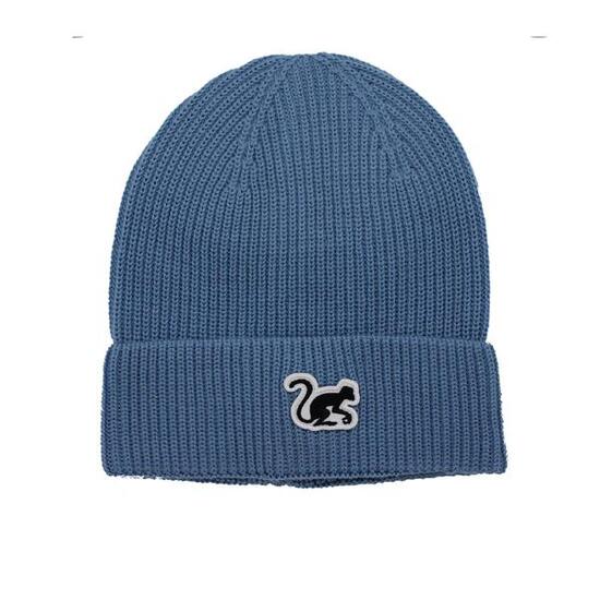 Beanie-Mütze – Merinowolle / Einheitsgröße (Blau)
