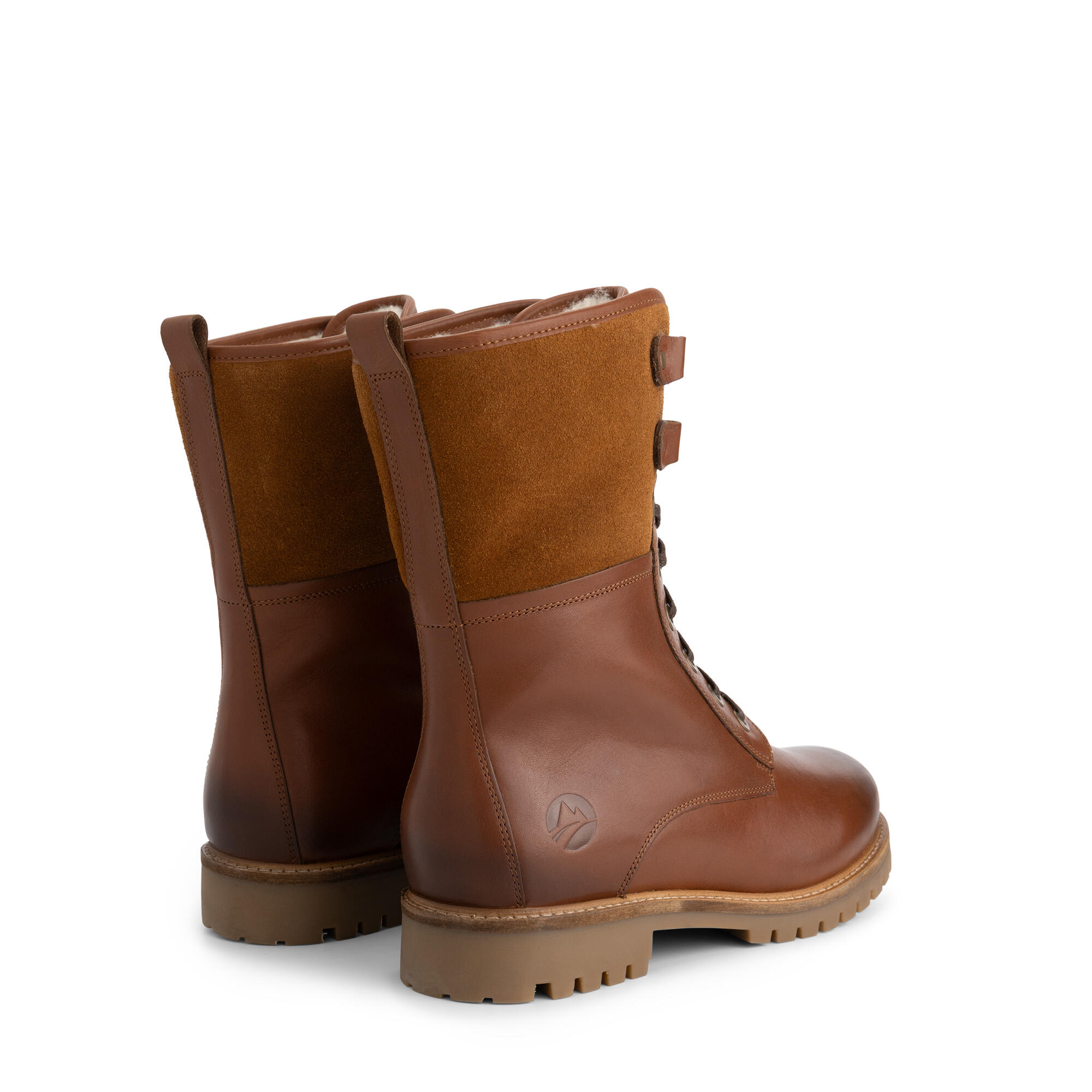Jostedal Homme - Bottines à lacets - Doublure en laine - Cognac 2/7