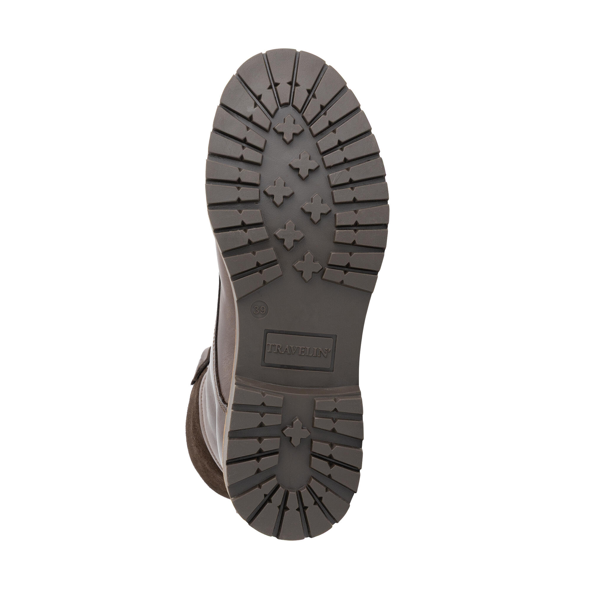 Kongea Damen - Schnürboots - Wolle gefüttert - Dunkelbraun 6/7