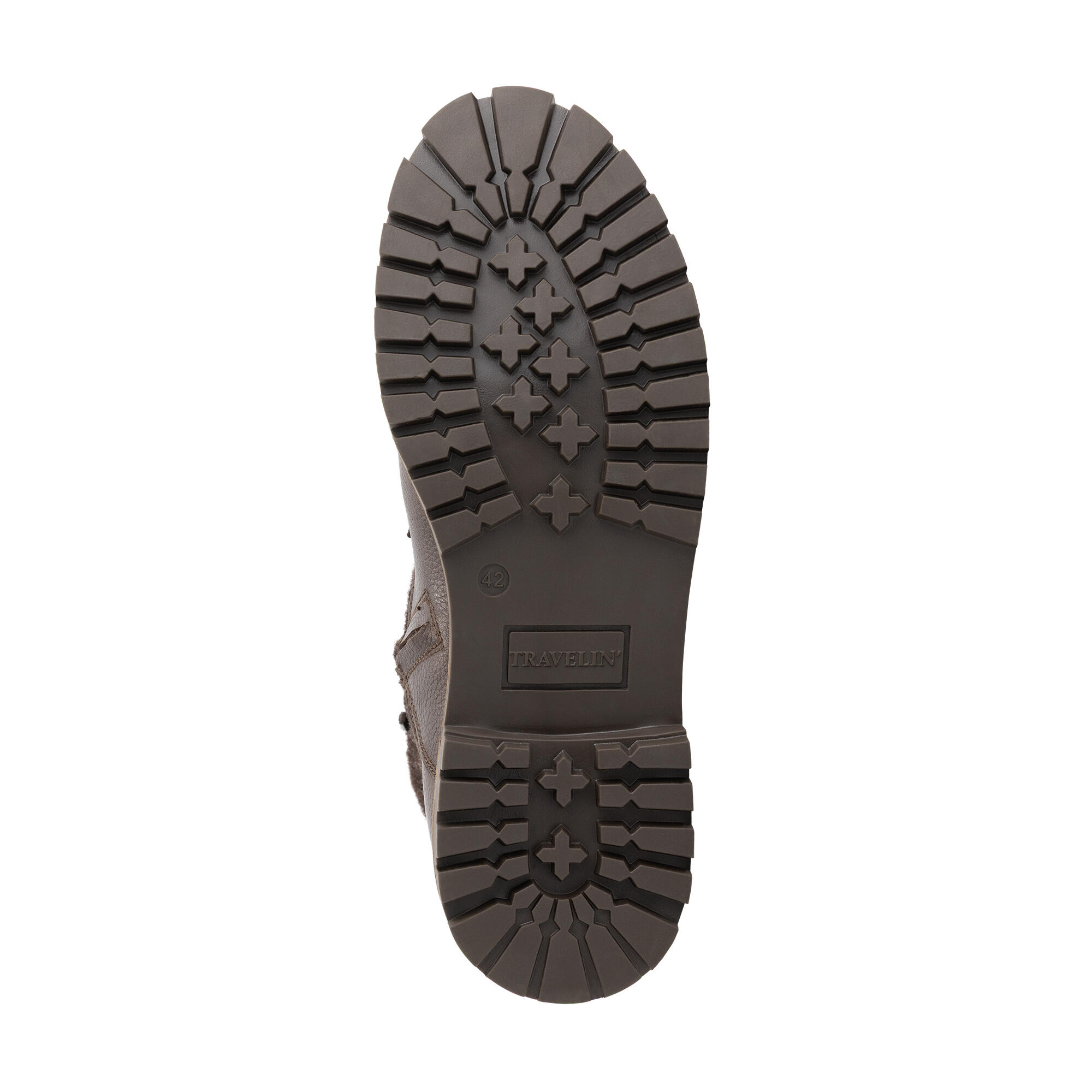 Enningdal Herren - Schnürboots - Wolle/Filz - Dunkelbraun 5/6