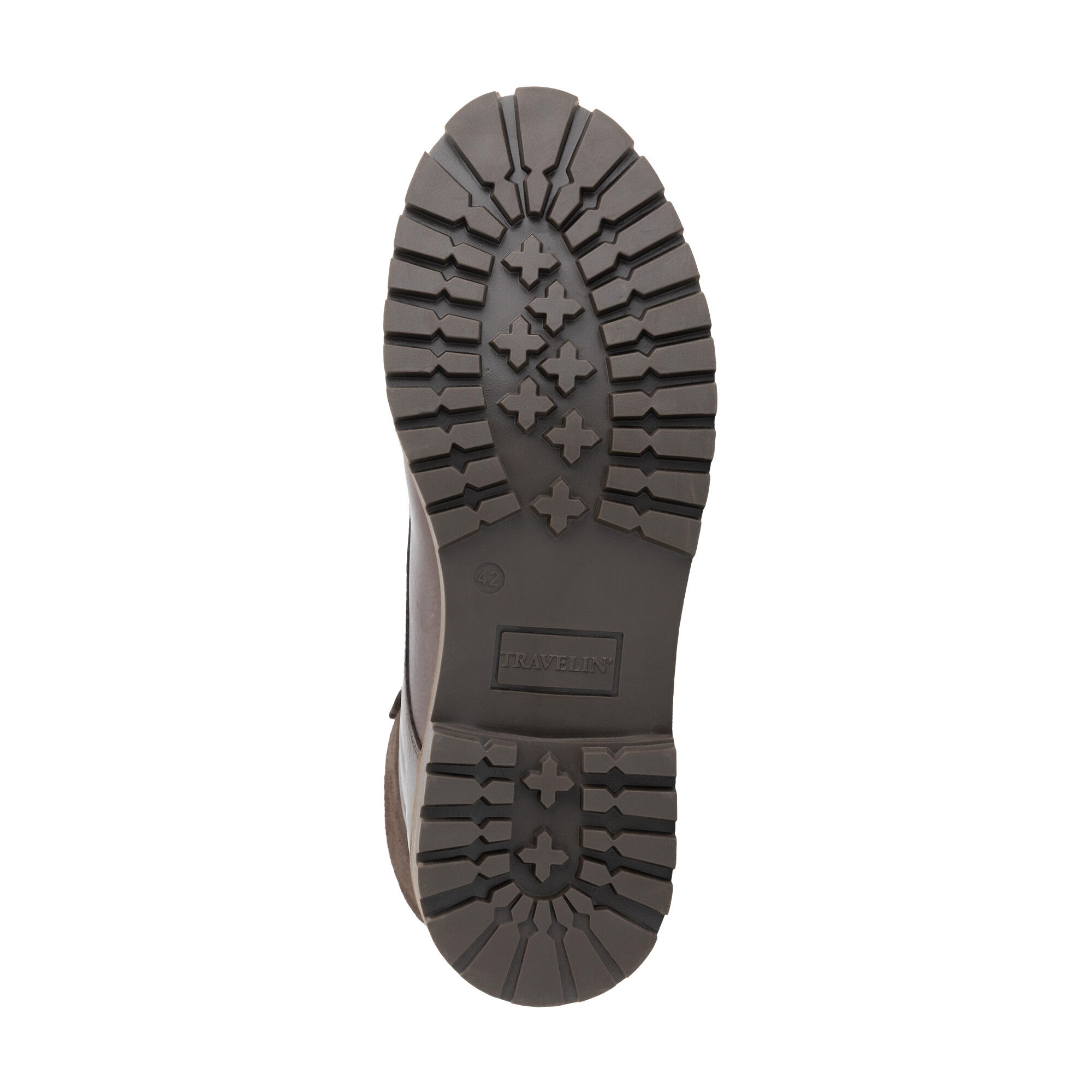 Jostedal Homme - Bottines à lacets - Doublure en laine - Marron foncé 6/7