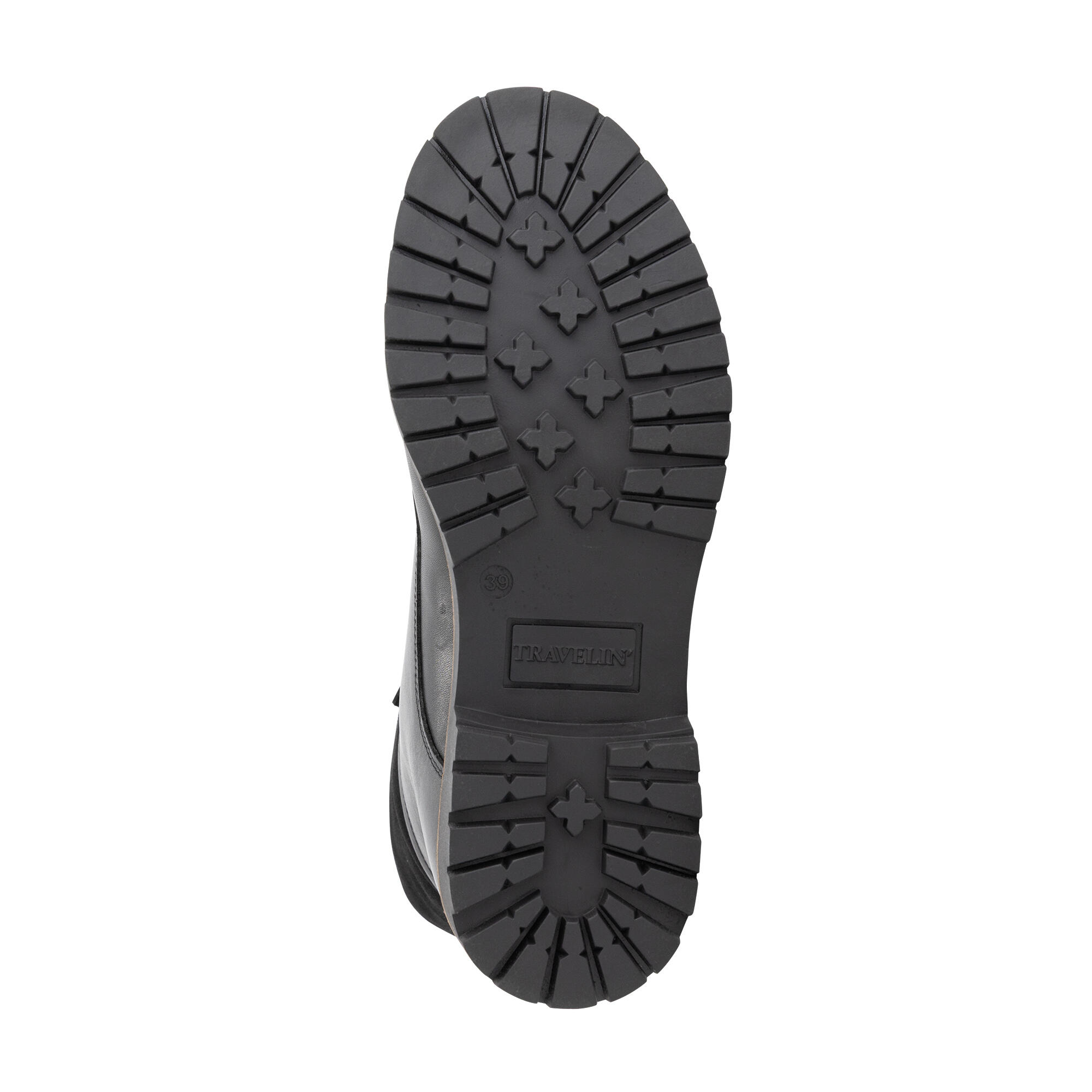 Kongea Femmes - Bottines à lacets - Doublées de laine - Noir 6/7