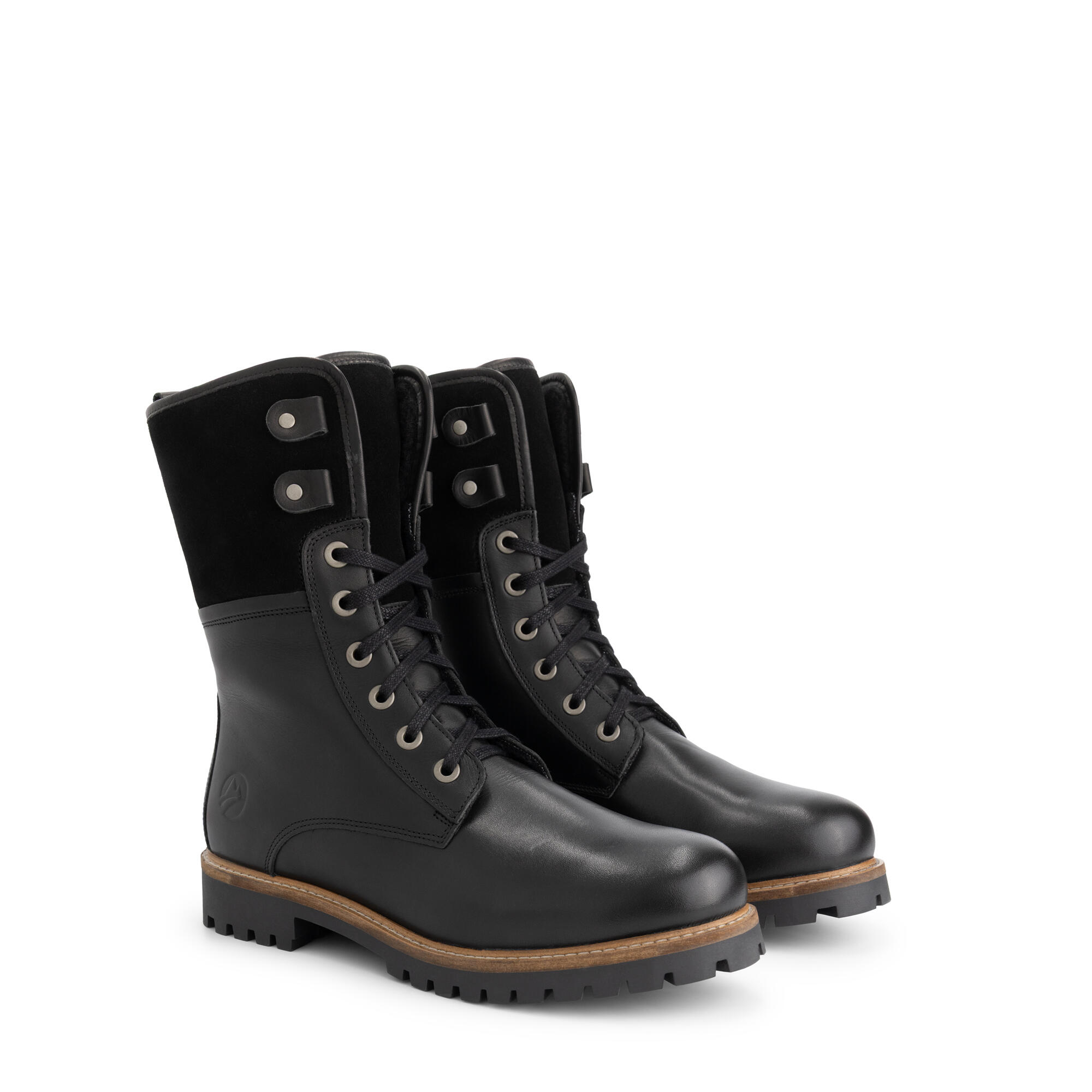 Travelin' - Jostedal Homme - Bottines À Lacets - Doublure En Laine - Noir - Bottes - Noir - Decathlon
