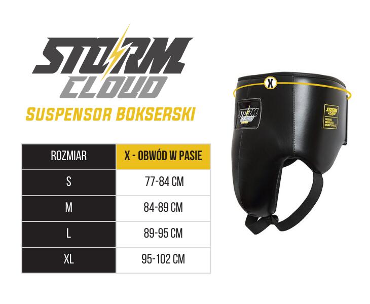 Suspensor Bokserski StormCloud XL 4/4