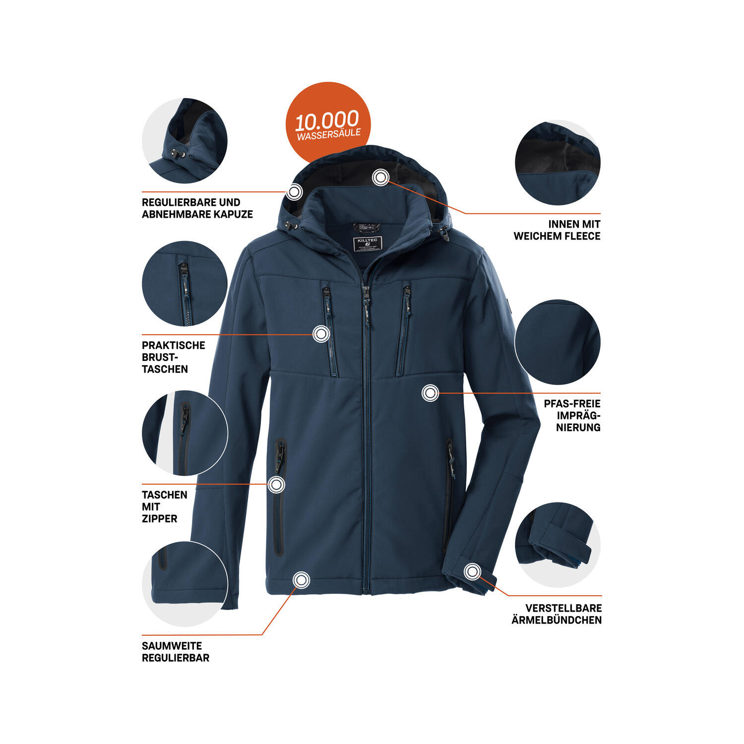 Herren Softshelljacke KOW 79 MN SFTSHLL JCKT 5/6