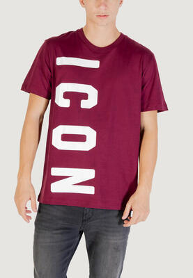 T-shirt e Polo Uomo ICUF2W6T004 Bordeaux