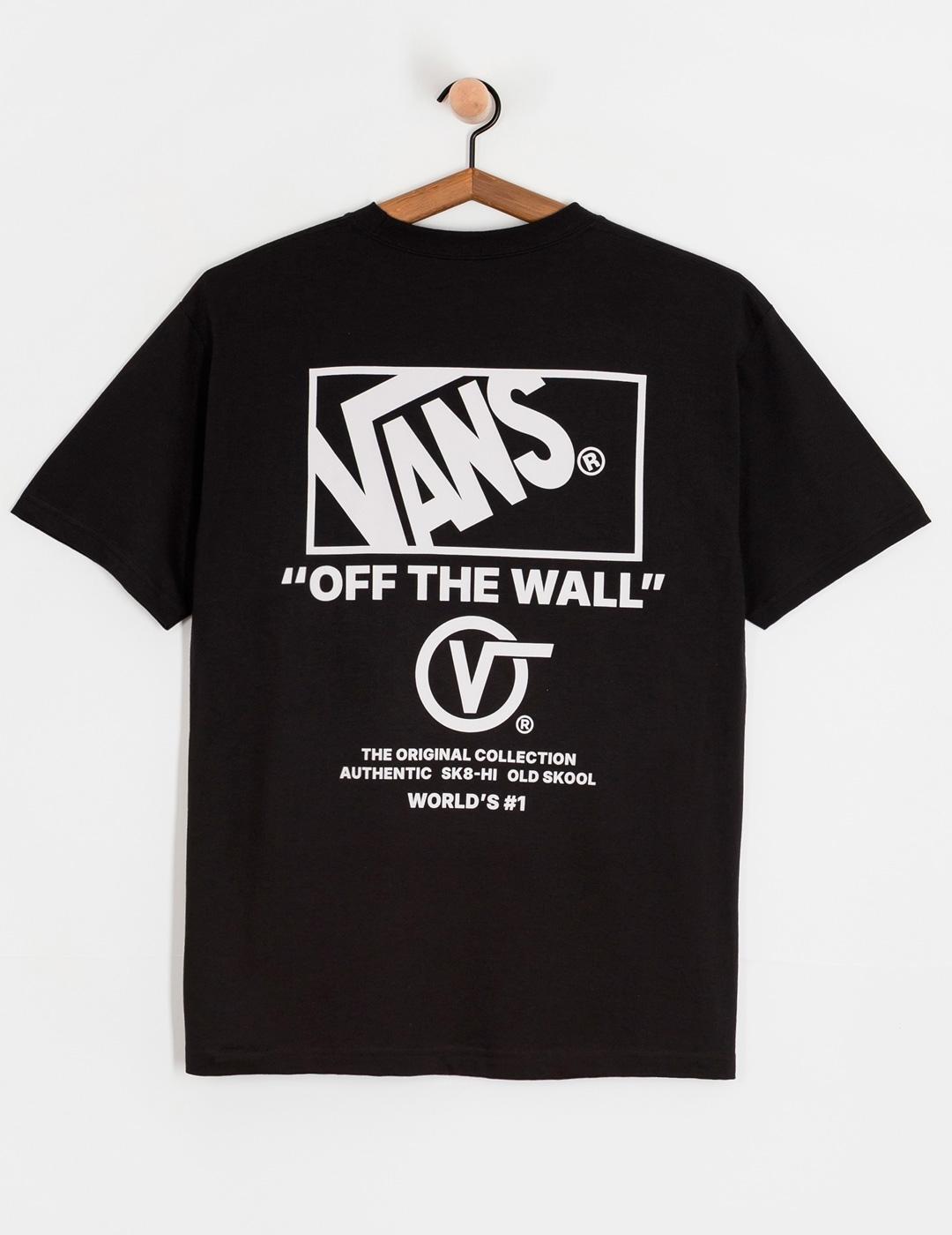 Maglietta uomo Vans nera. 2/4