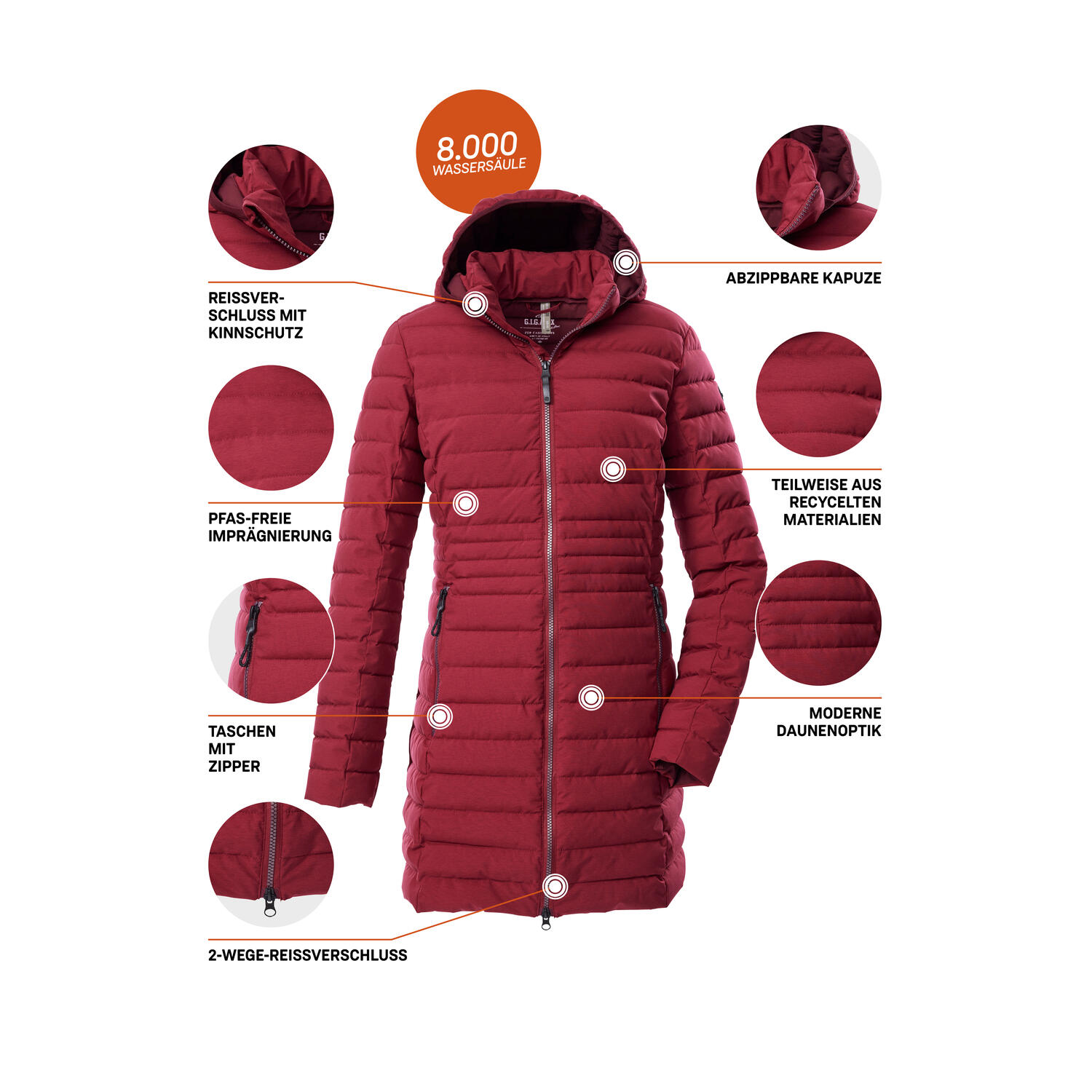 Damen Steppparka GW 77 WMN QLTD PRK_Bacarya 6/7
