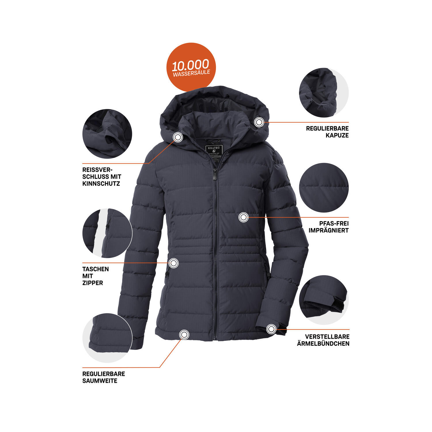 Damen Steppjacke KOW 10 WMN QLTD JCKT 5/7