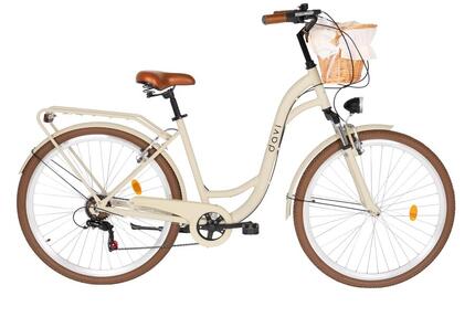 Vélo femme Davi Maria Aluminium 28″, 7 vitesses, 160–185 cm, rose