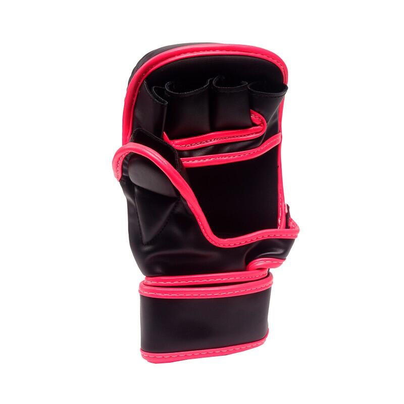 Rękawice MMA dla dzieci StormCloud Lynx Czarno-Różowe 7oz Junior L 4/7