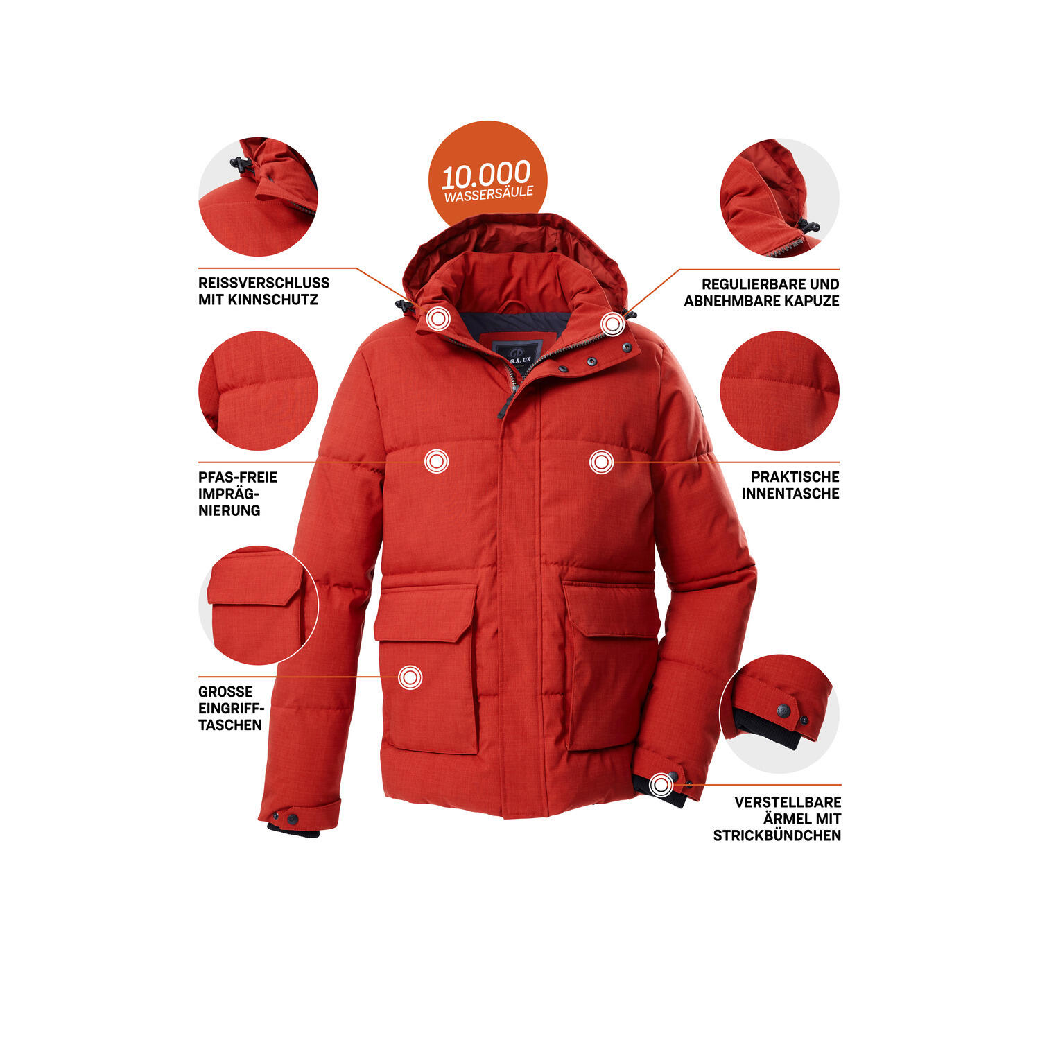 Veste à capuche Killtec GW 26 6/7