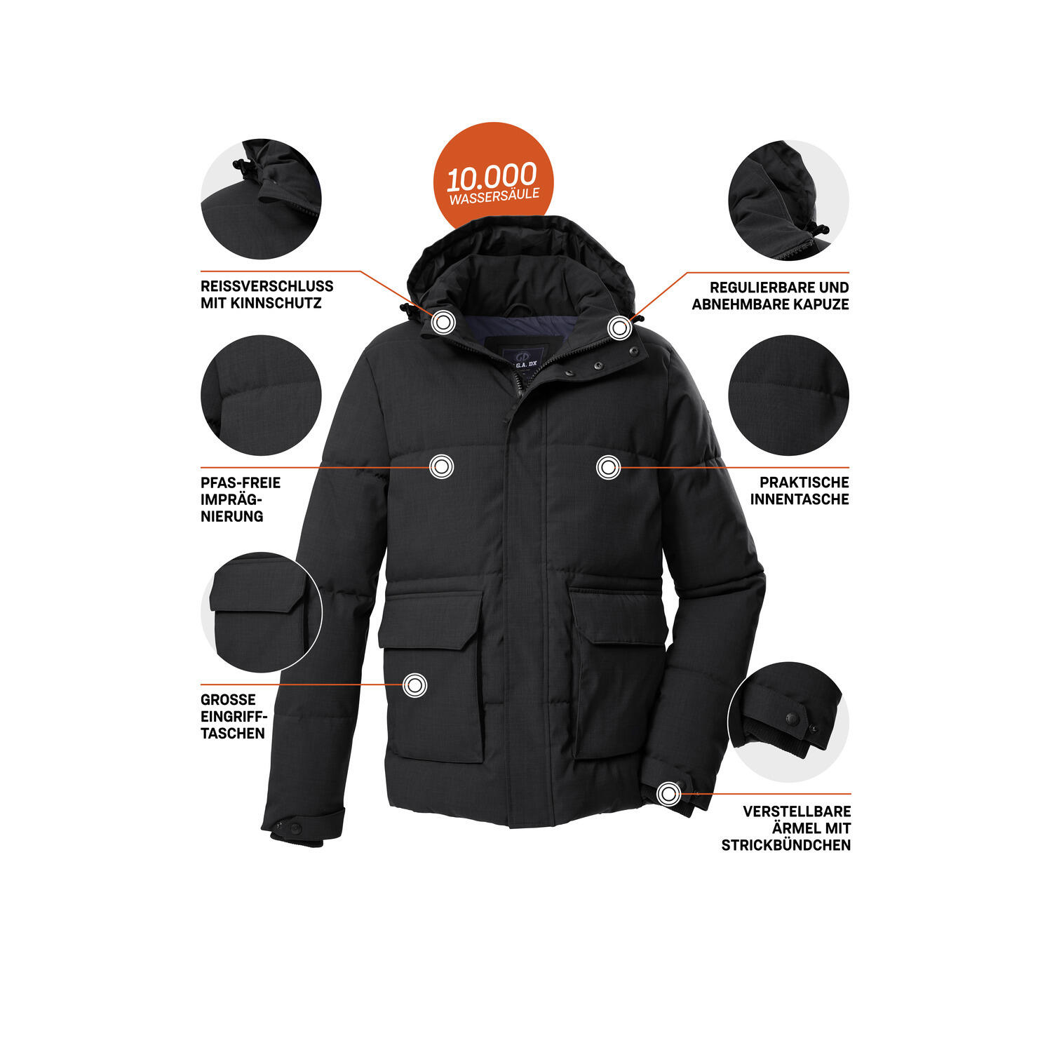 Herren Steppjacke GW 26 MN QLTD JCKT 5/6