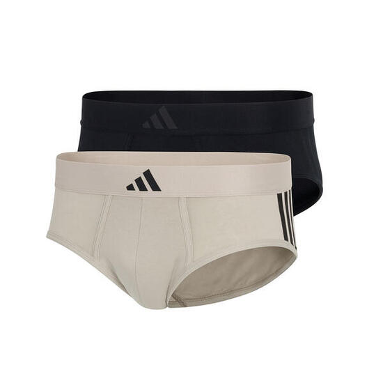 Lot de 2 slips homme Active Flex Cotton 3 Stripes Sport