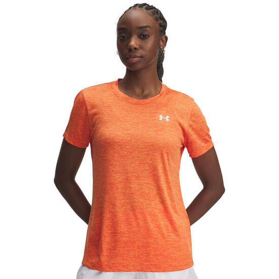 T-shirt UA Tech™ Twist pour femme Under Armour Orange