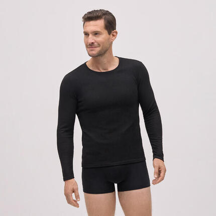 Camiseta Térmica Hombre Extra Warm Ysabel Mora con Interior Afelpado y Manga Lar