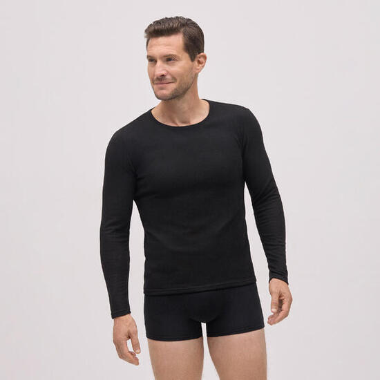 Camiseta Térmica Hombre Extra Warm Ysabel Mora con Interior Afelpado y Manga Lar