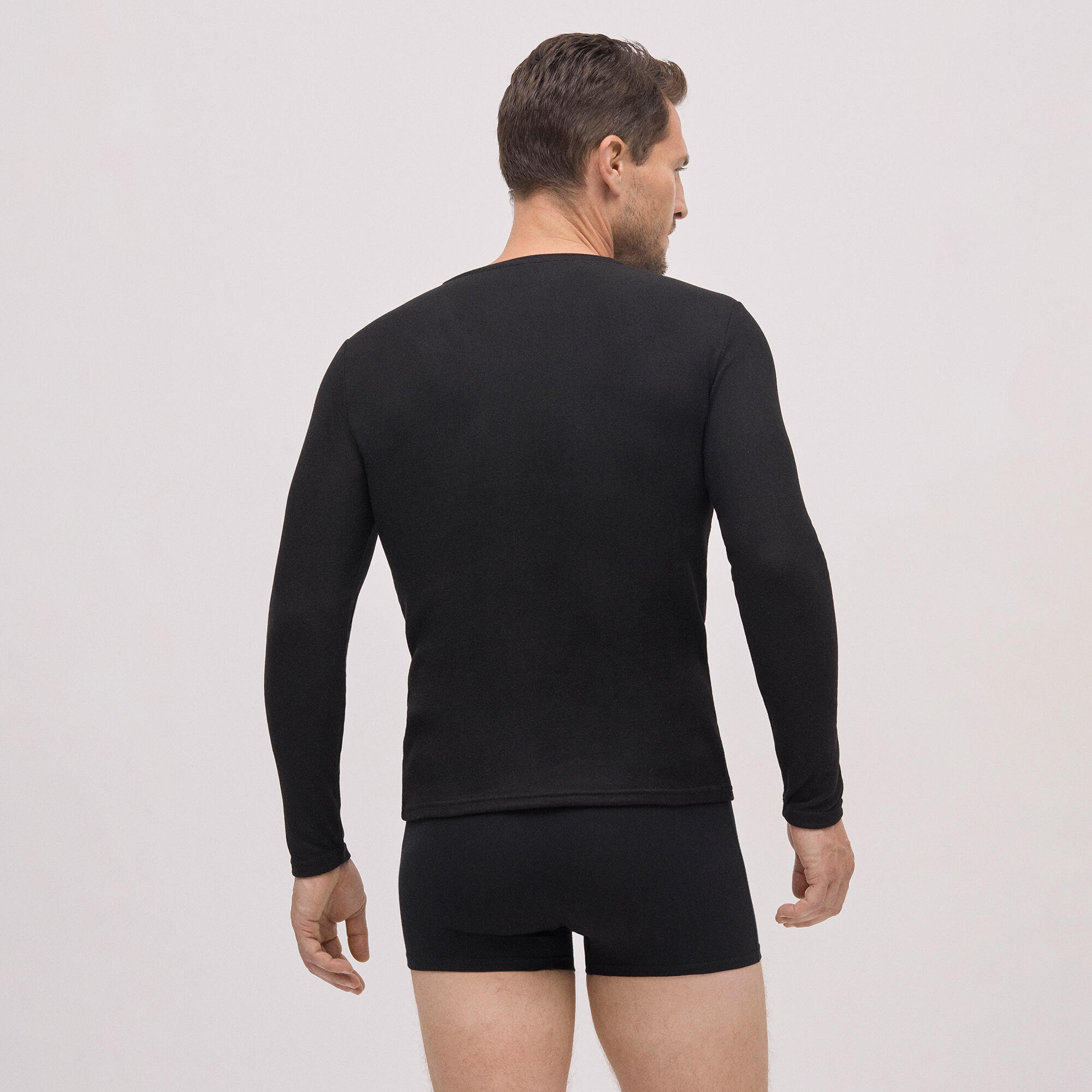 Camiseta Térmica Hombre Extra Warm Ysabel Mora con Interior Afelpado y Manga Lar 2/3