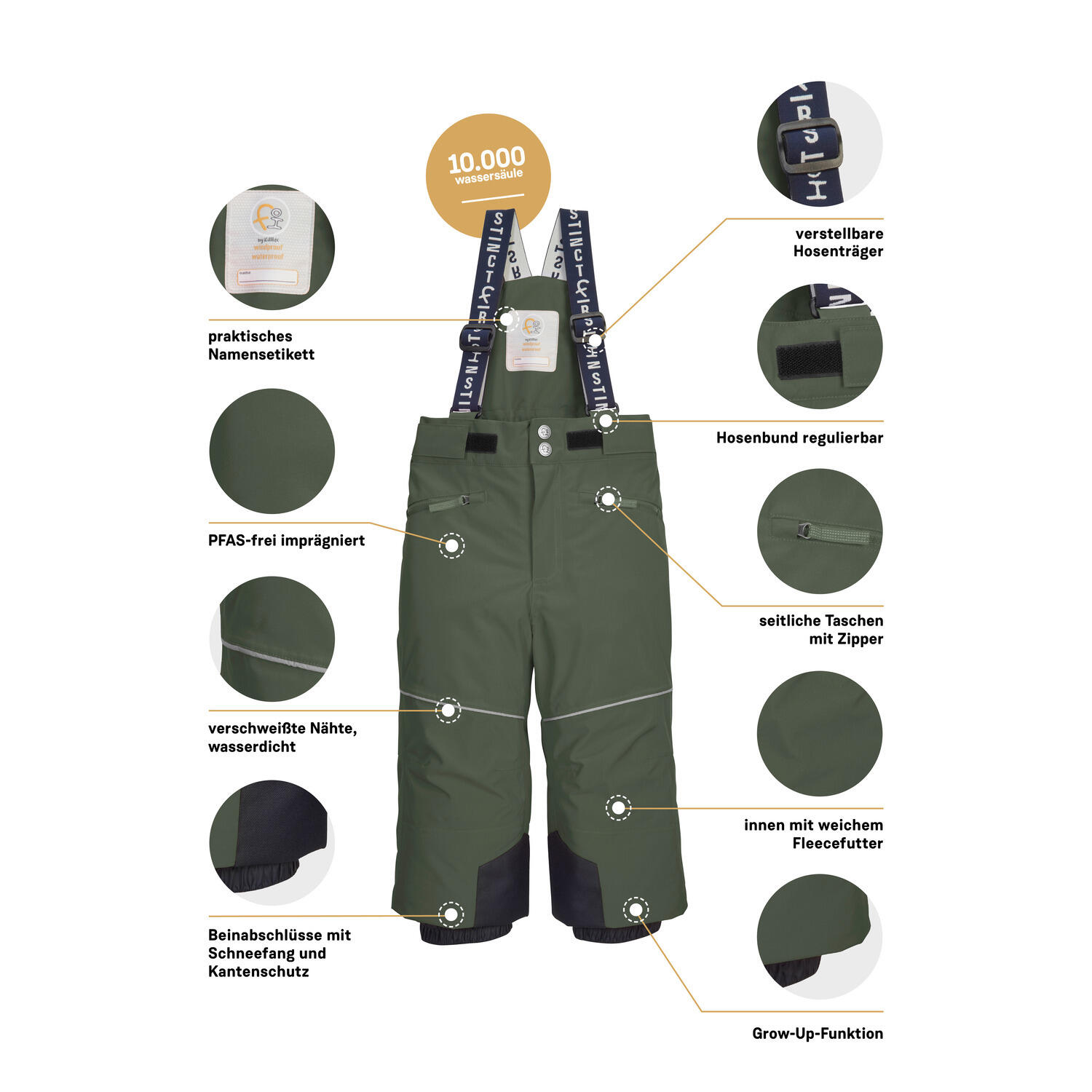 Minis Skihose FISW 48 MNS SKI PNTS 5/7