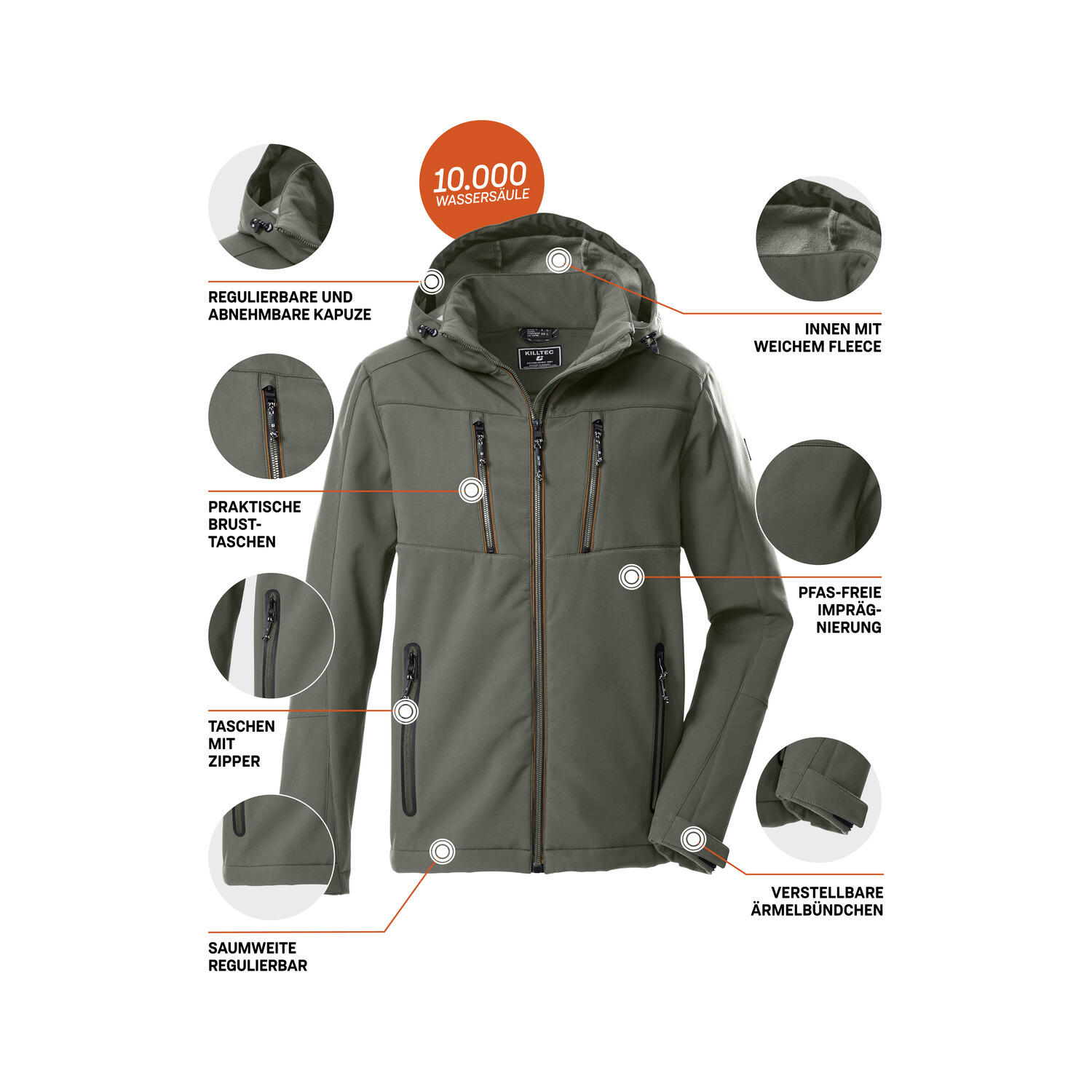Softshelljacke KOW 79 MN SFTSHLL JCKT 5/7