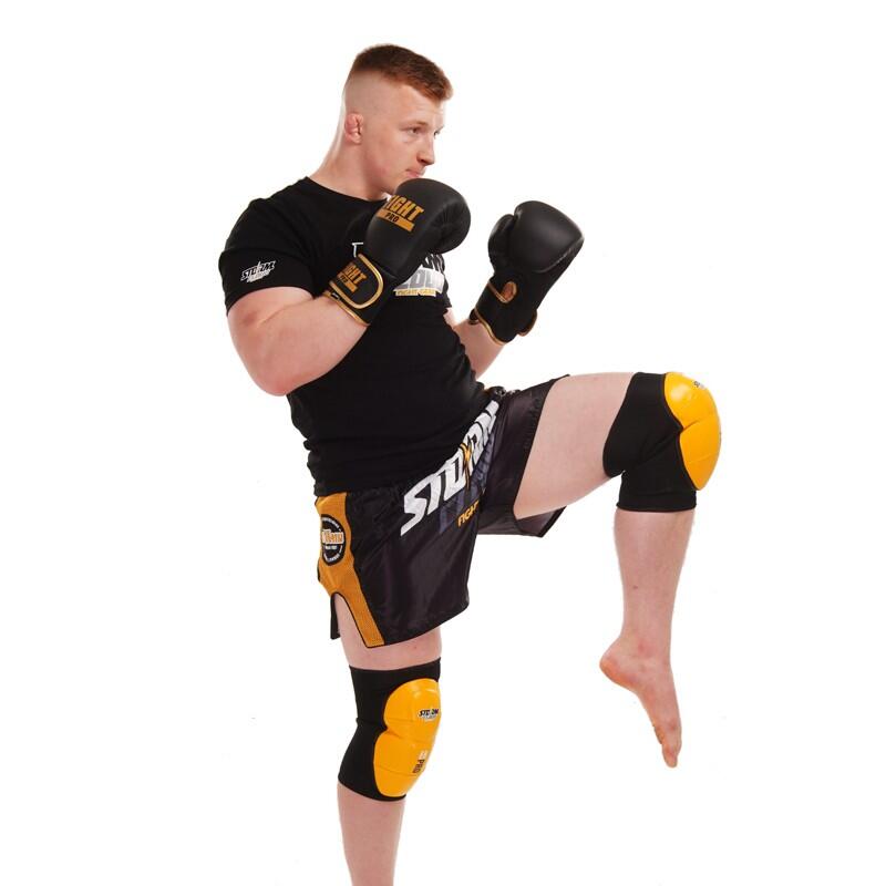Ochraniacze Na Kolana MMA StormCloud Combat Żółte M 2/7