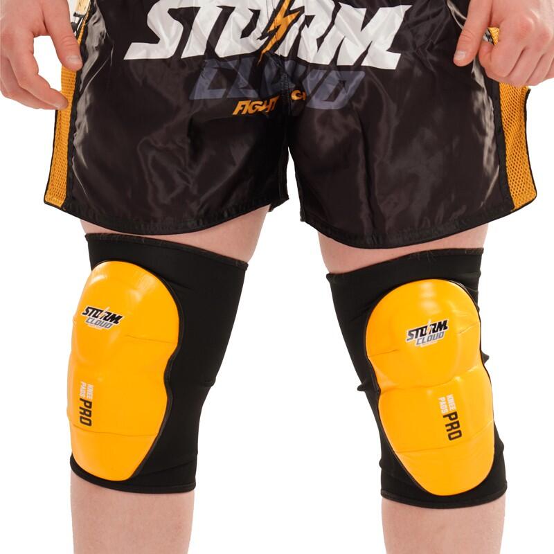 Ochraniacze Na Kolana MMA StormCloud Combat Żółte M 4/7