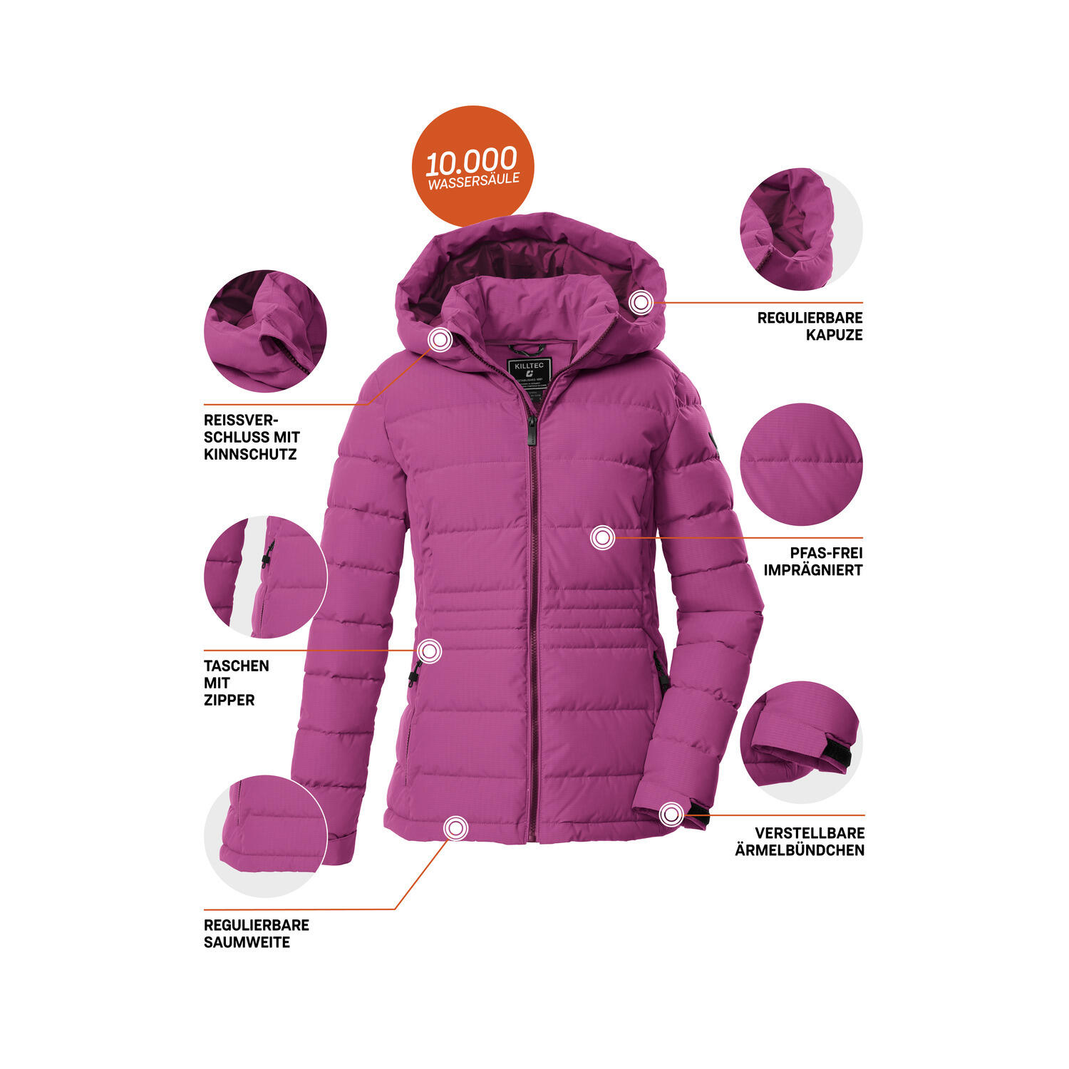 Damen Steppjacke KOW 10 WMN QLTD JCKT 5/6