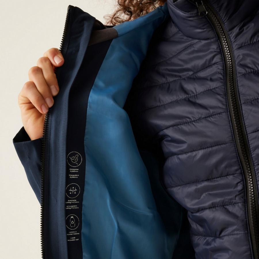 Veste de randonnée 3-en-1 Regatta DenburyV pour femme avec membrane 15K 2/7