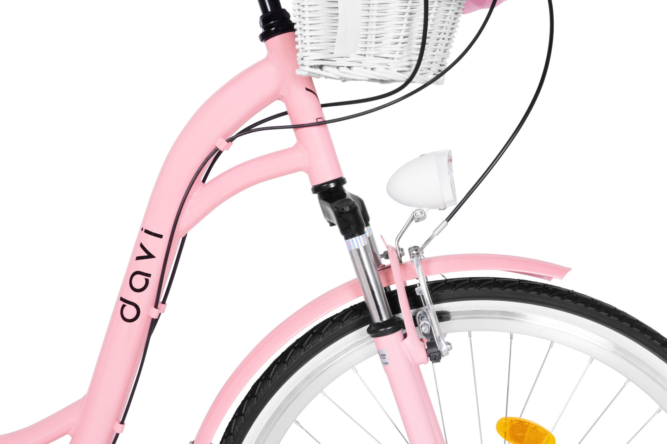 Vélo femme Davi Maria Aluminium 28″, 7 vitesses, 160–185 cm, rose 3/7