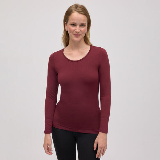 Camiseta térmica de Mujer Ysabel Mora manga larga y cuello redondo