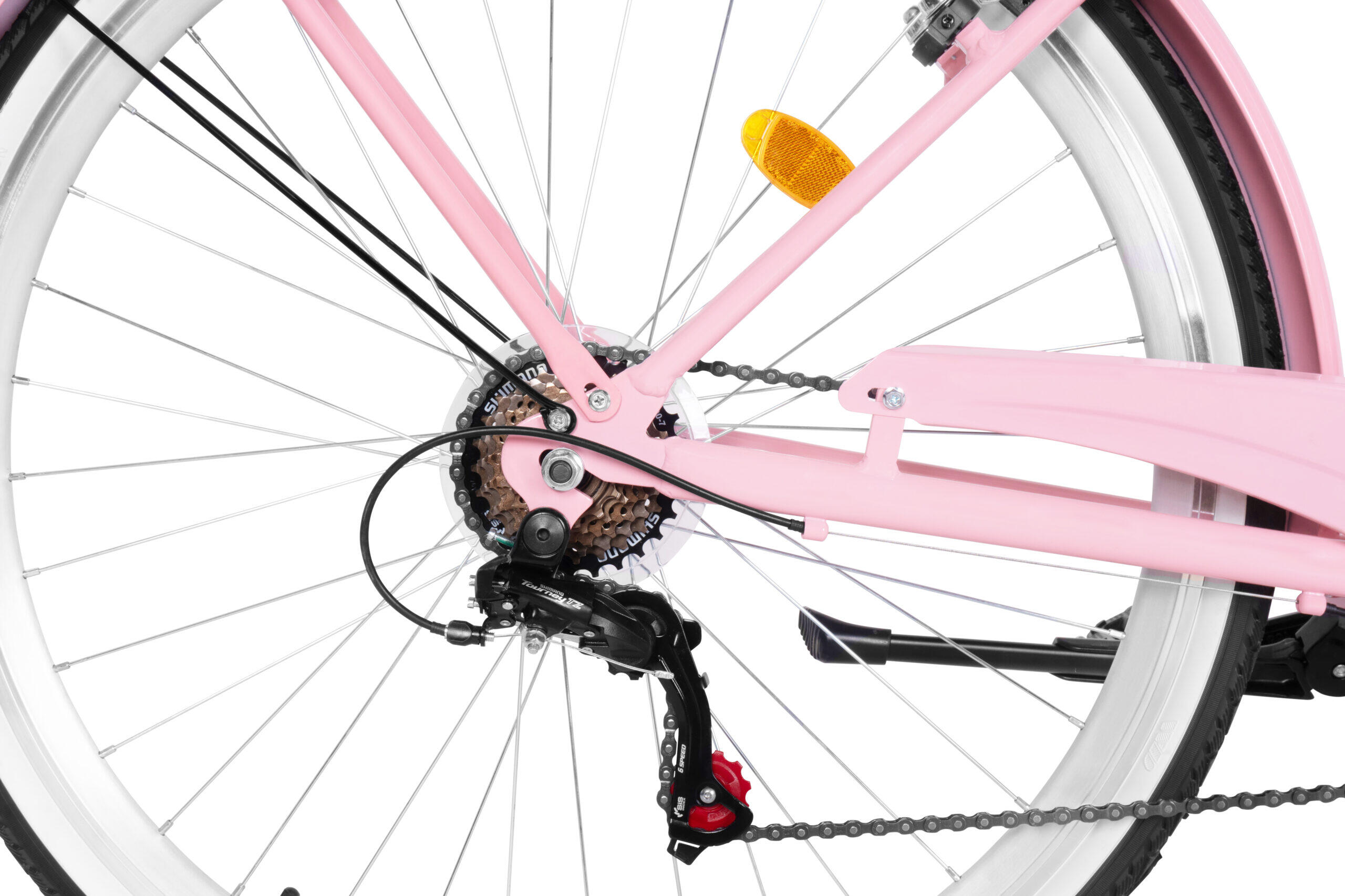 Vélo femme Davi Maria Aluminium 28″, 7 vitesses, 160–185 cm, rose 7/7
