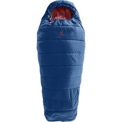 Kinder- & Jugendschlafsack Starlight nightblue-redwood