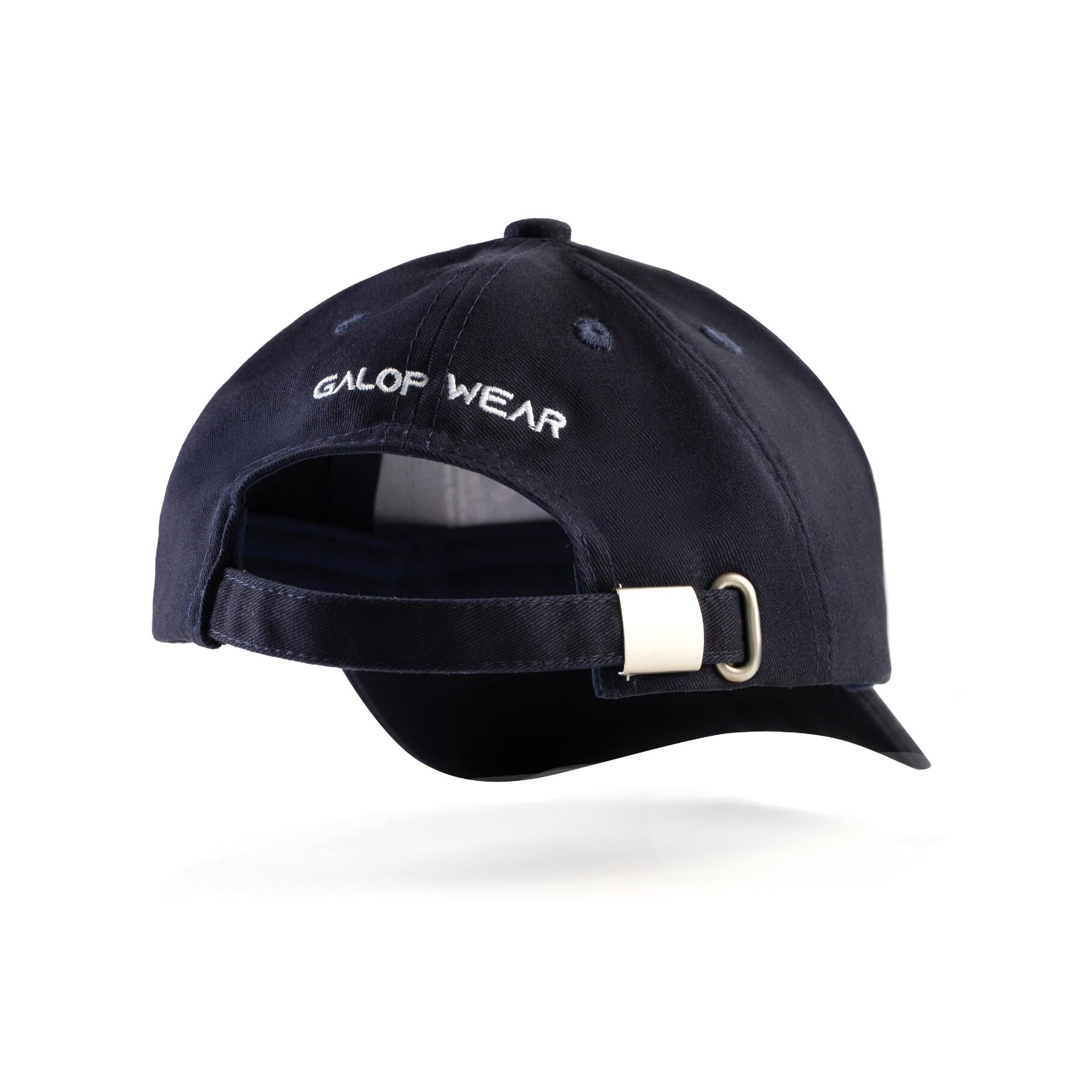 Czapka jeździecka z daszkiem GALOP WEAR Koniara Navy Edition 3/3