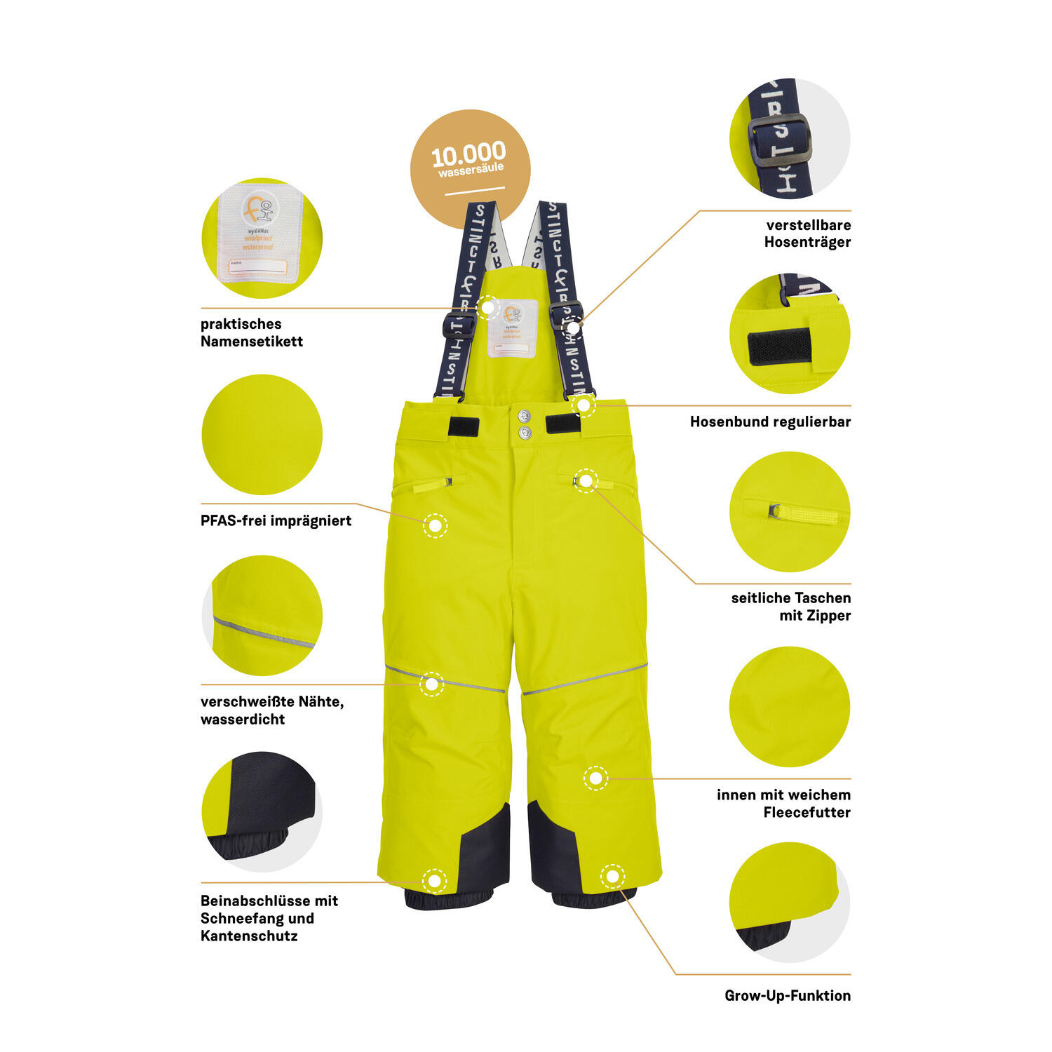Minis Skihose FISW 48 MNS SKI PNTS 5/6