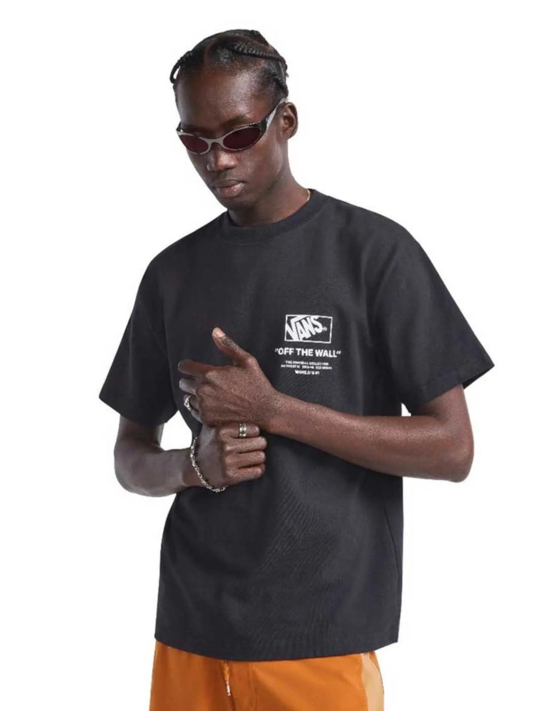 Maglietta uomo Vans nera. 3/4