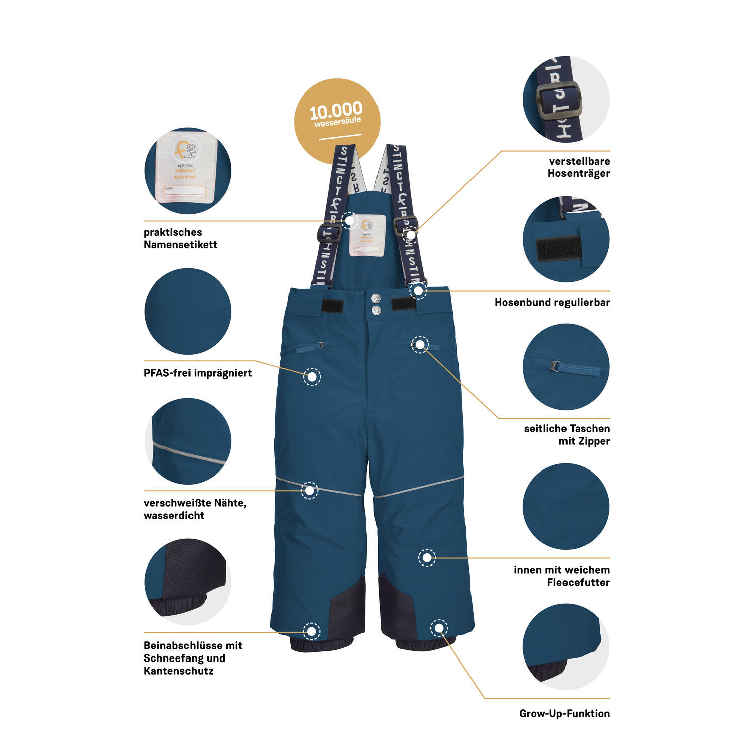 Kinder-Ski-Latzhose Killtec FISW 48 5/6