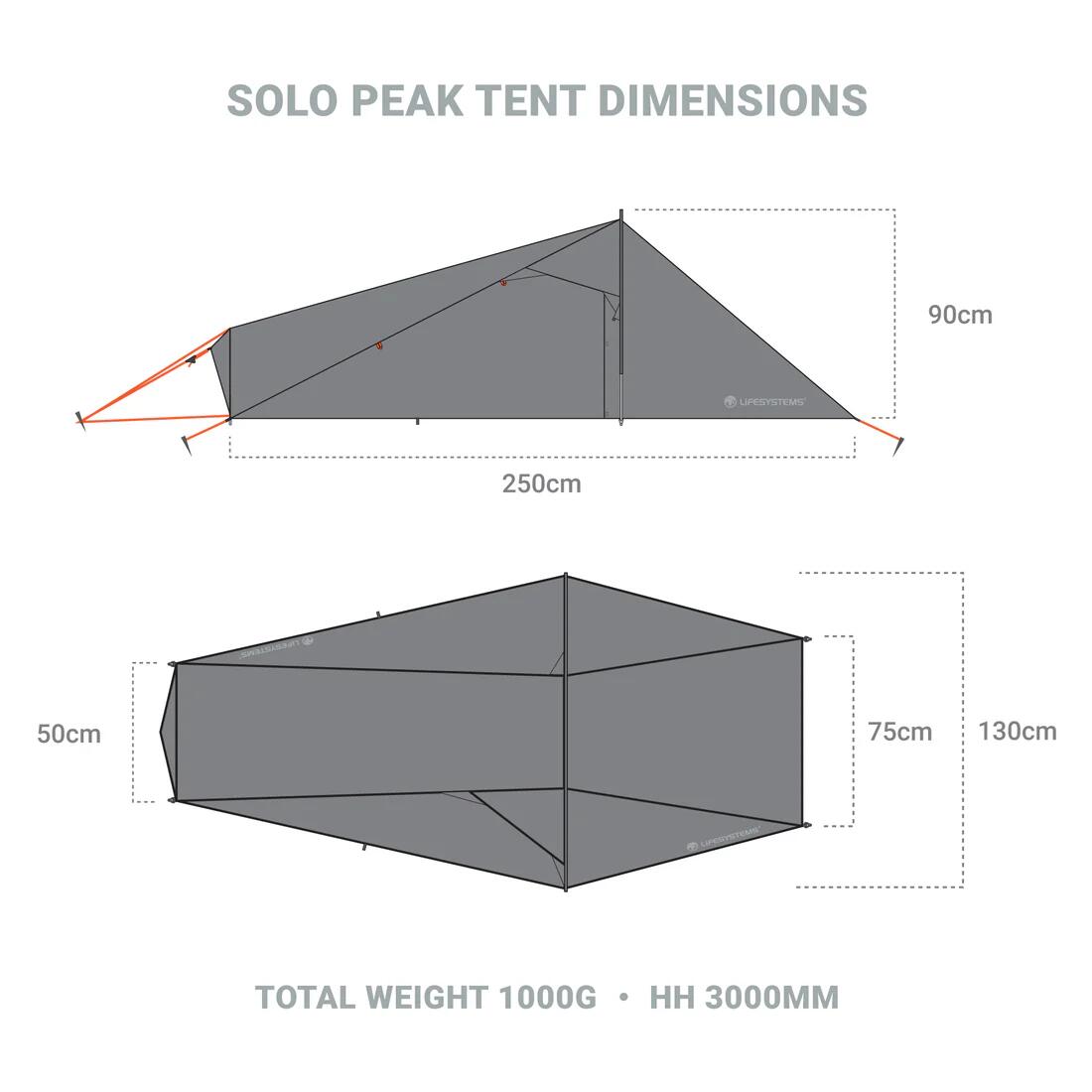Namiot 1-osobowy Lifesystems Solo Peak Tent 2/7