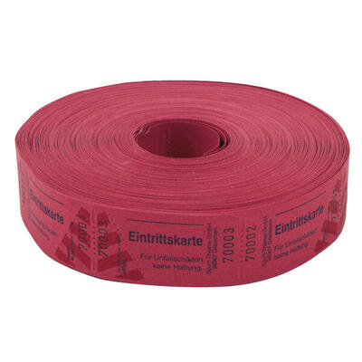 Eintrittskarten Rolle Rot Fußball Unisex Rot