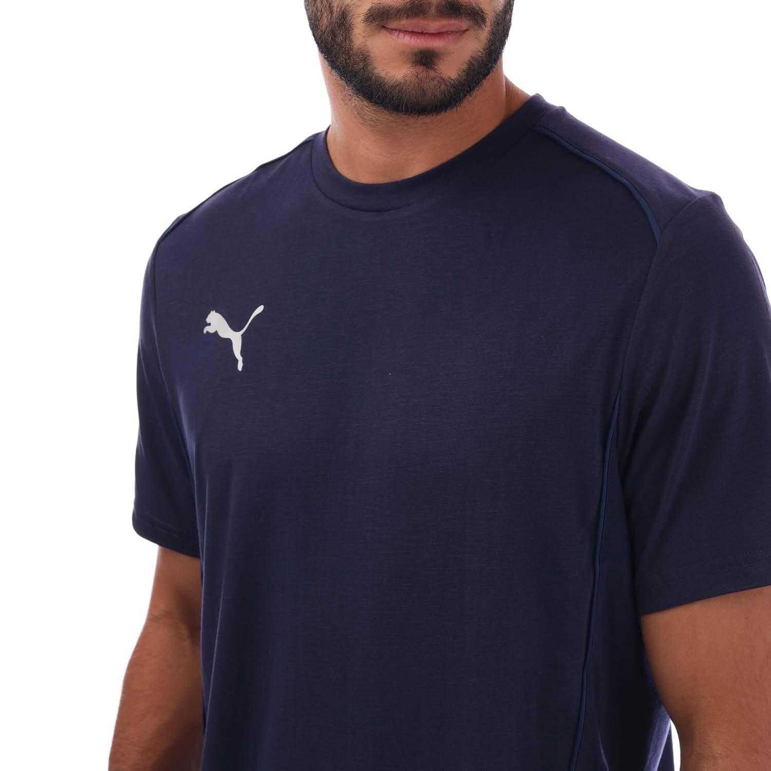 Puma Team Final T-shirt Heren - Marine 3/4