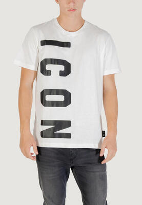 T-shirt e Polo Uomo ICUF2W6T004 Bianco - Nero