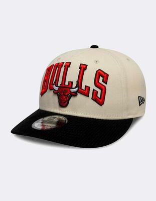 New Era 9FIFTY Snapback Cap Chicago Bulls NBA Cord Visor beige