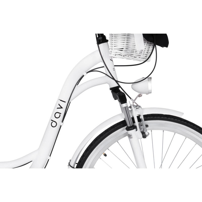 Dámské kolo Davi Melisa Aluminium 28", 7 rychlostí, 160-185 cm, Bílá