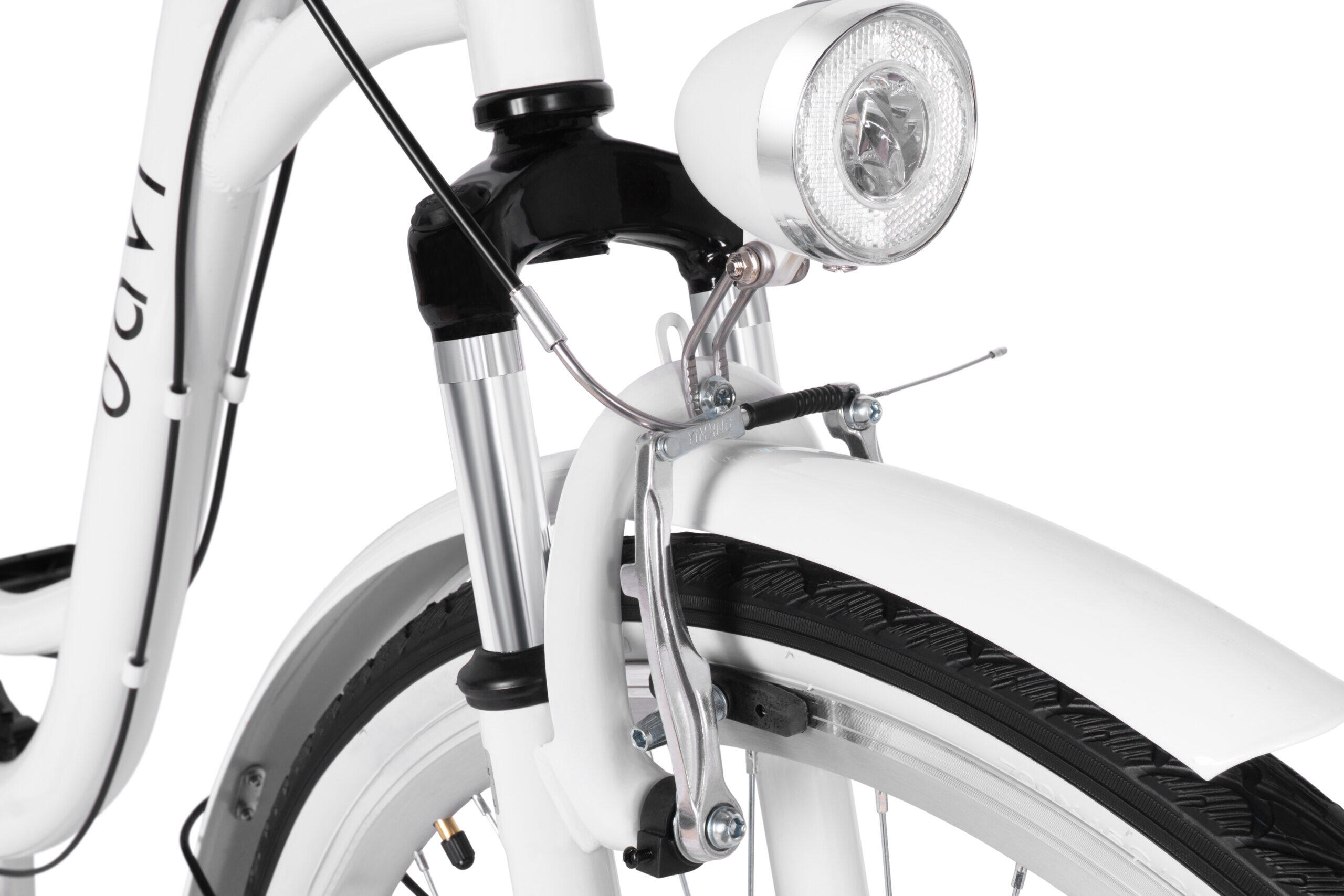 Vélo femme Davi Melisa Aluminium 28″, 7 vitesses, 160–185 cm, blanc 5/7